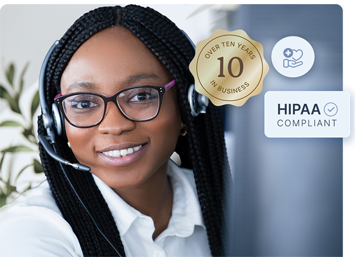 MD Agility Medical Receptionist, HIPAA compliant with over ten years in business