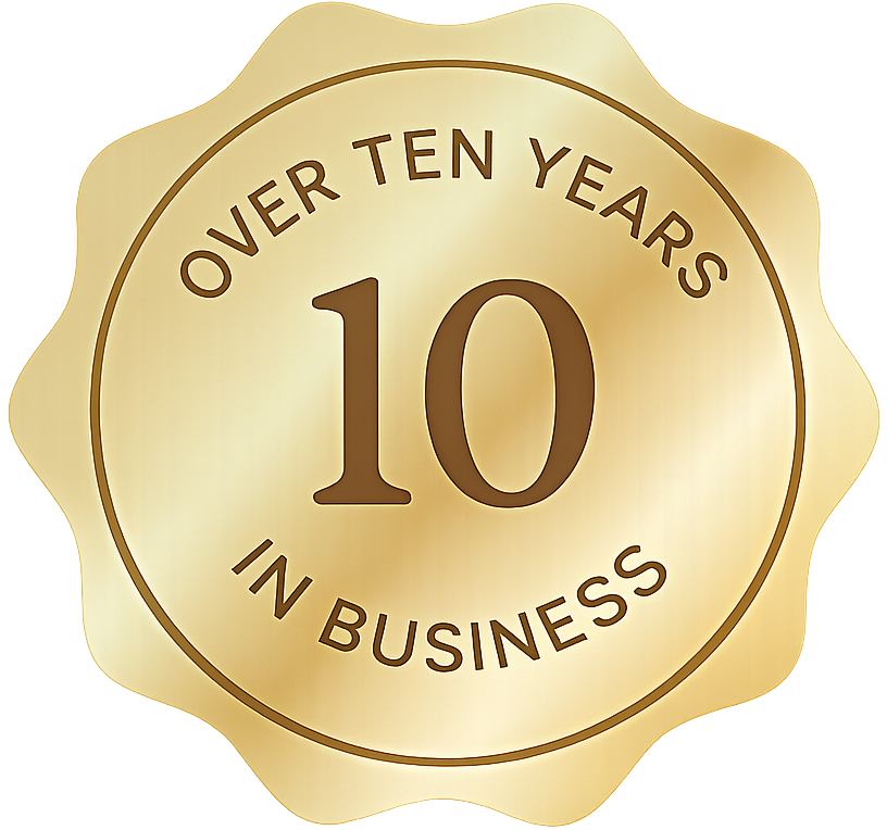 Over 10 Years in Business